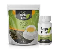 REGU FINE GROSELHA NEGRA + CHÁ REGU LIFE 120G