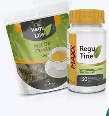 REGU FINE MAXX + CHÁ REGU LIFE pacote 120g